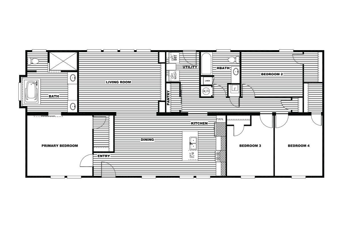The Franklin / The Franklin XL 44PGH28644AH by Clayton Homes